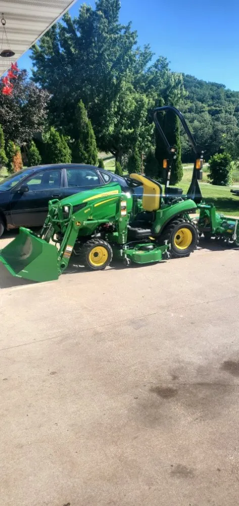 Trusted lawn mowing service with custom design in Galesville, WI by J's Tractor Services