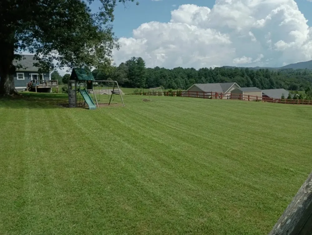 Expert outdoor landscaping for residential properties in Hendersonville, NC by JSC Lawn Care & Landscaping
