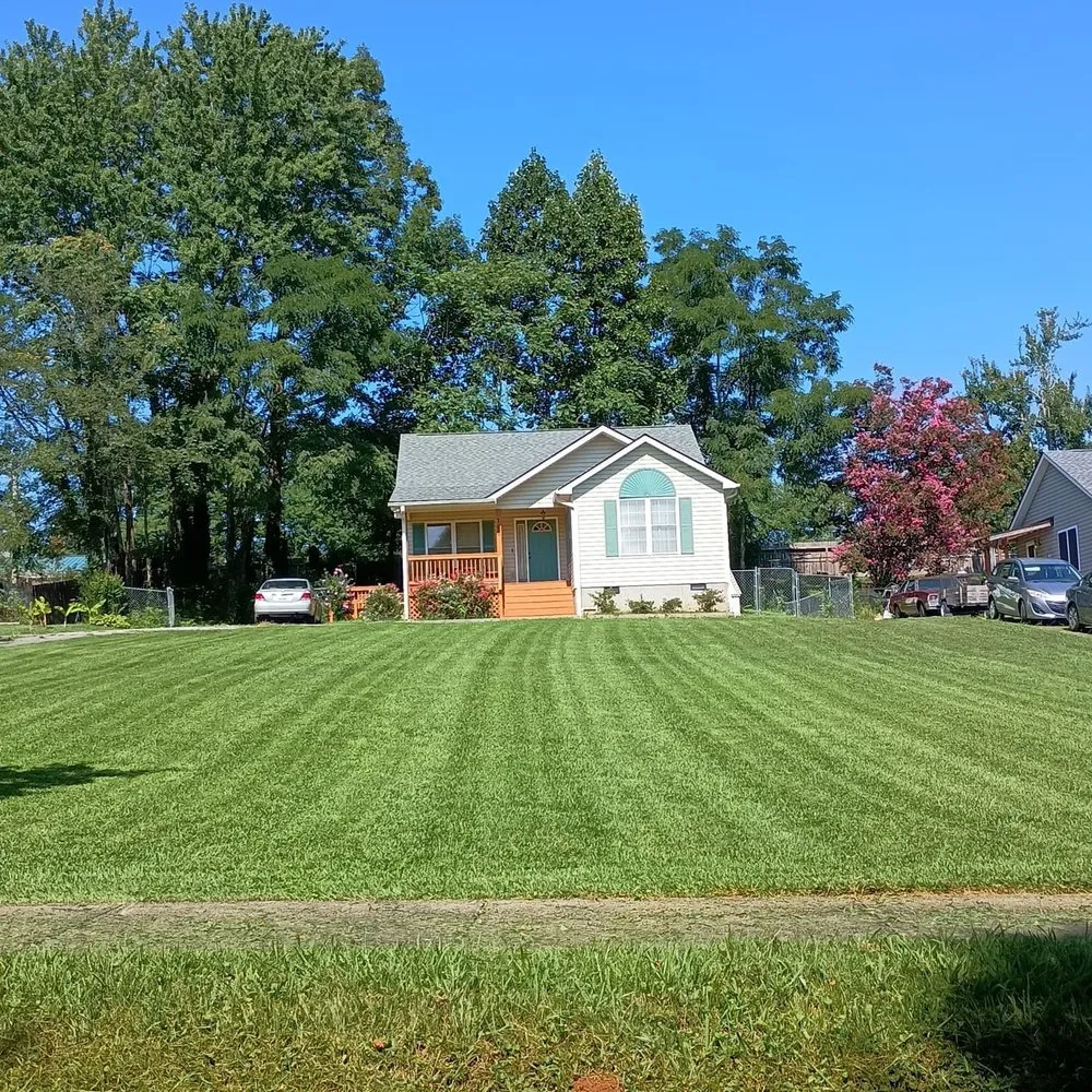 Top-rated landscape installation for homes in Hendersonville, NC by JSC Lawn Care & Landscaping