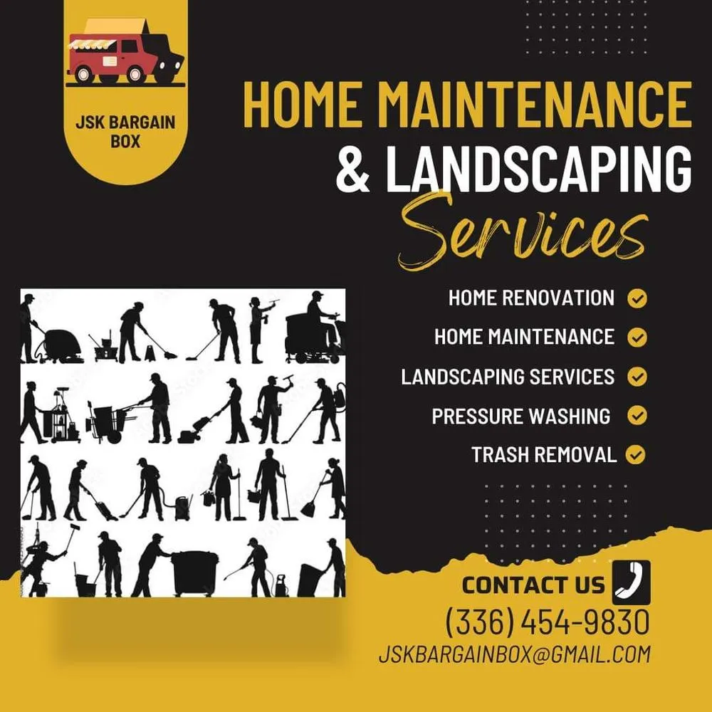 Professional yard cleanup service for beautiful yards across Winston-Salem, NC - JSK Bargain Box