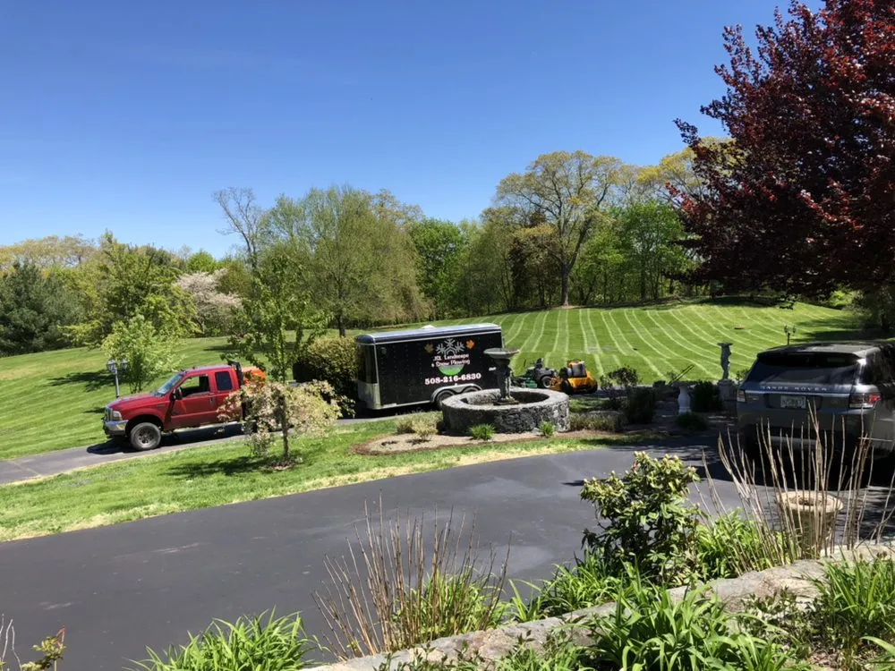 Trusted yard maintenance with custom design in North Attleborough, MA by JSL Landscape and Snow Plowing