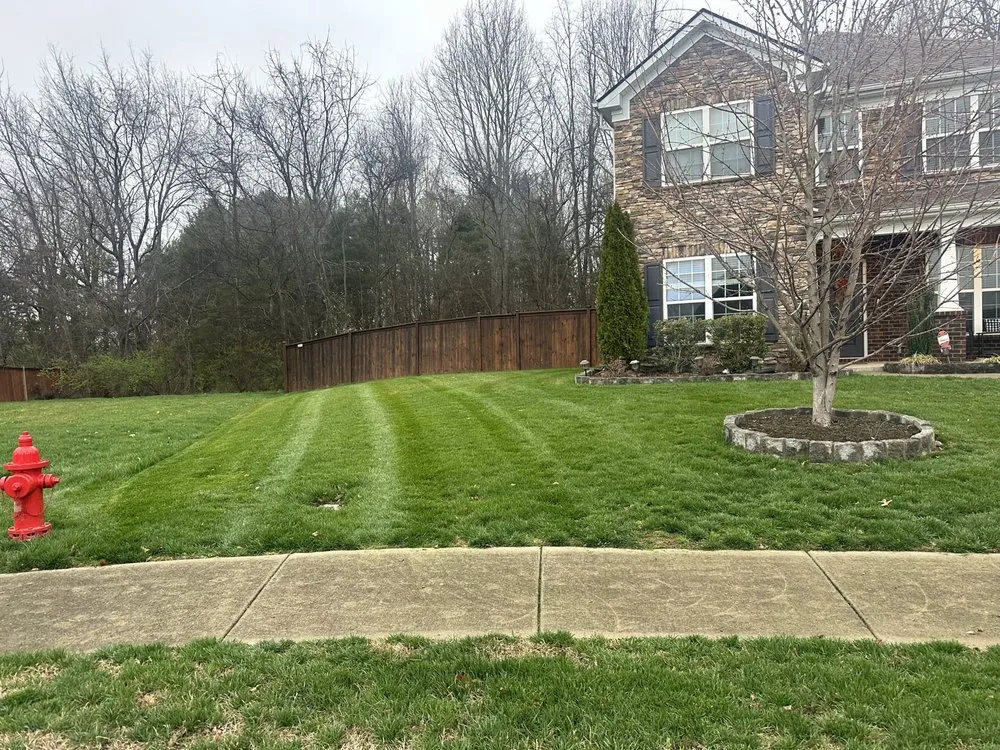 Professional yard maintenance with custom design in Spring Hill, TN by J&SLLS