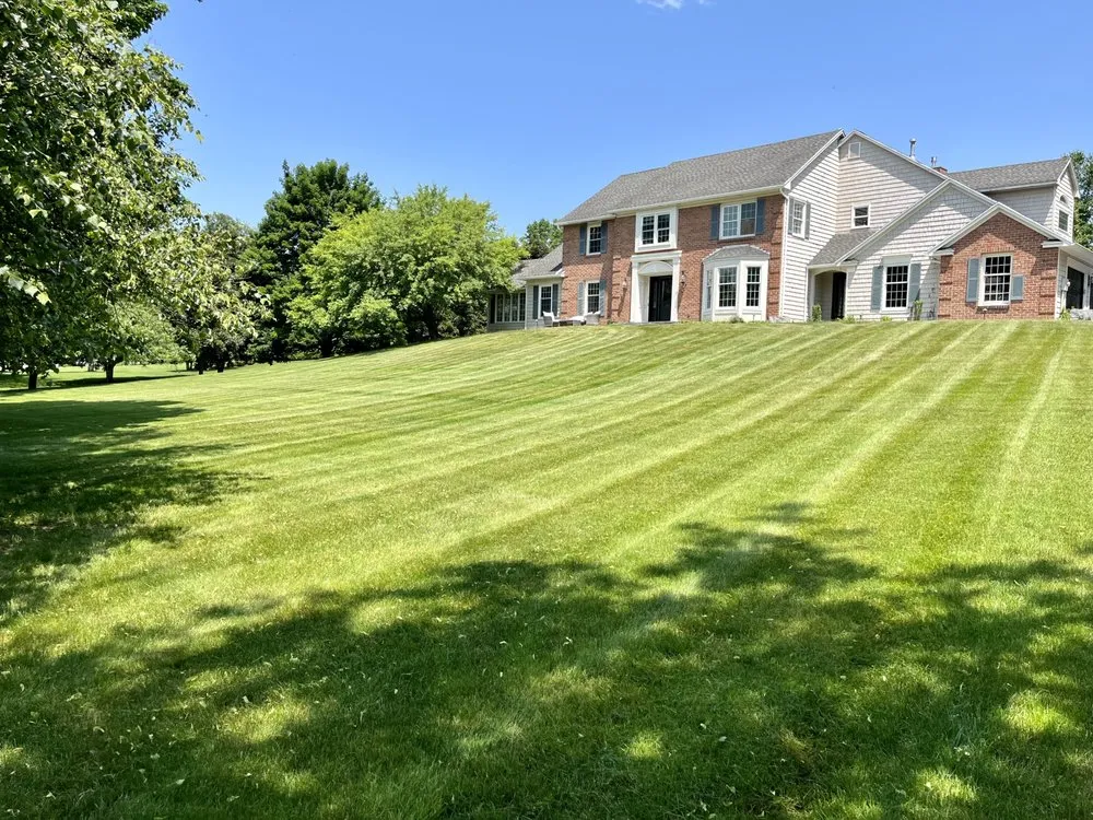 Affordable lawn mowing service for beautiful yards in Brighton, NY by Jss landscaping