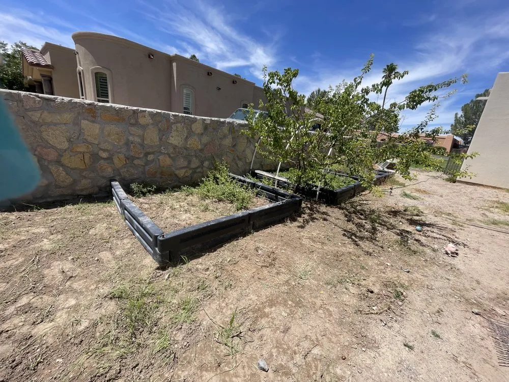 Affordable lawn mowing service with custom design in Las Cruces, NM by JST Lawn Maintenance