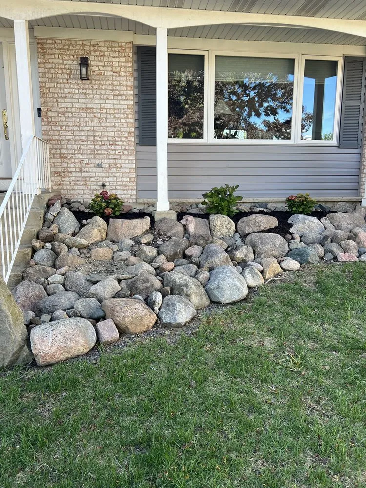 Custom lawn mowing service for residential properties in Lakemoor, IL by JT Cachorros Landscaping Plus