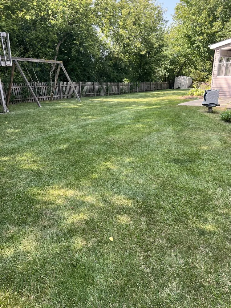 Professional yard cleanup service for homes in Lakemoor, IL by JT Cachorros Landscaping Plus