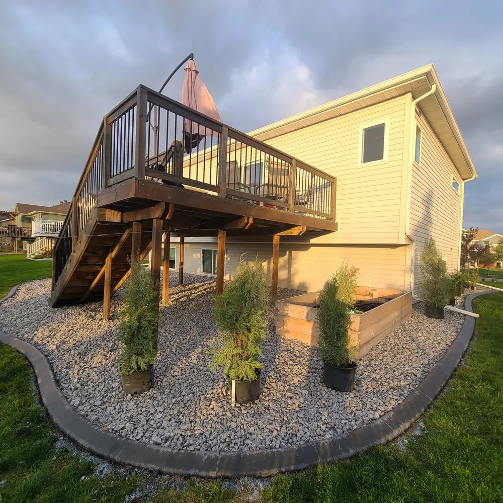 Top-rated outdoor landscaping in Moorhead, MN by JT Lawn Services & Landscaping