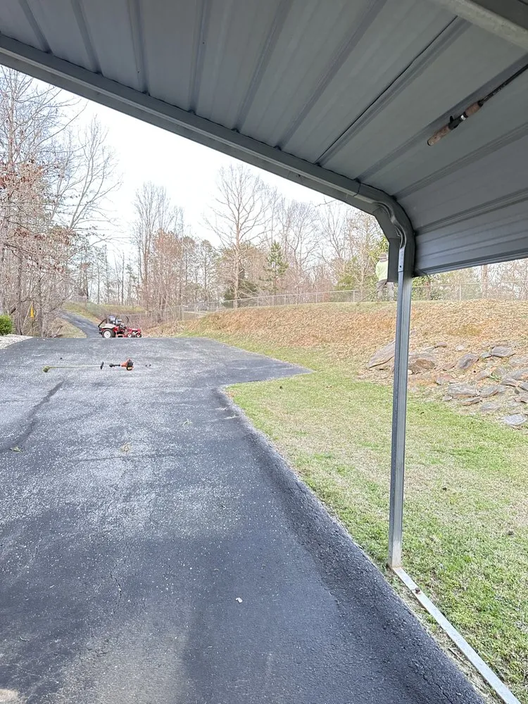 Custom outdoor landscaping with custom design across Clanton, AL - J&T Lawncare and Landscaping Services