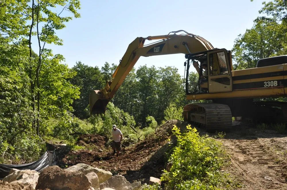 Professional landscaping services for beautiful yards in Shelton, CT by J.T. Lipovsky Excavation