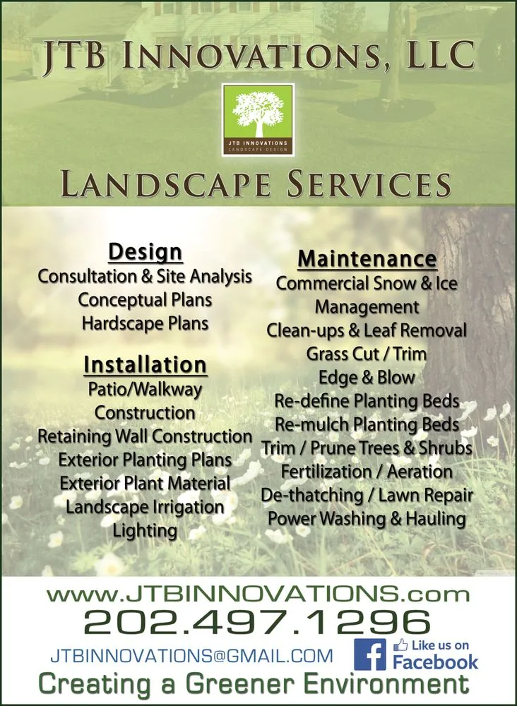 Professional landscape design for outdoor upgrades across Chantilly, VA - JTB Innovations