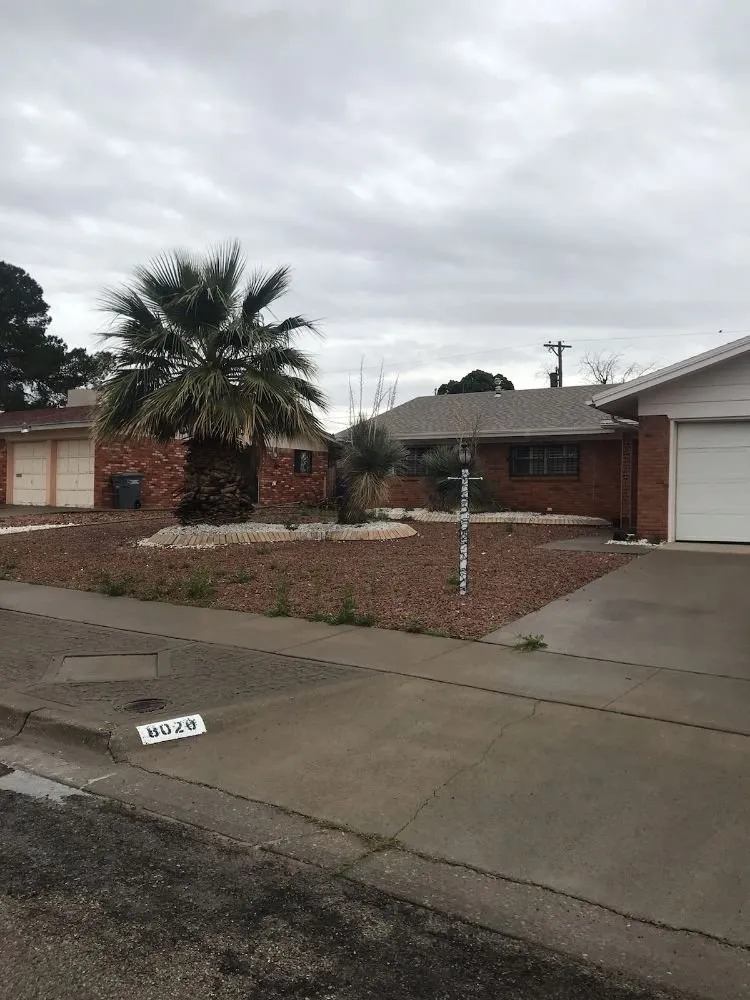 Custom garden landscaping for residential properties in El Paso, TX by JTC Lawn