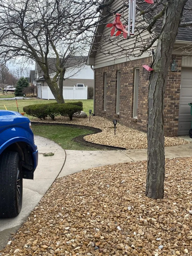 Professional landscape installation for residential properties in Saint Clair Shores, MI by JTH Lawn care and Landscaping