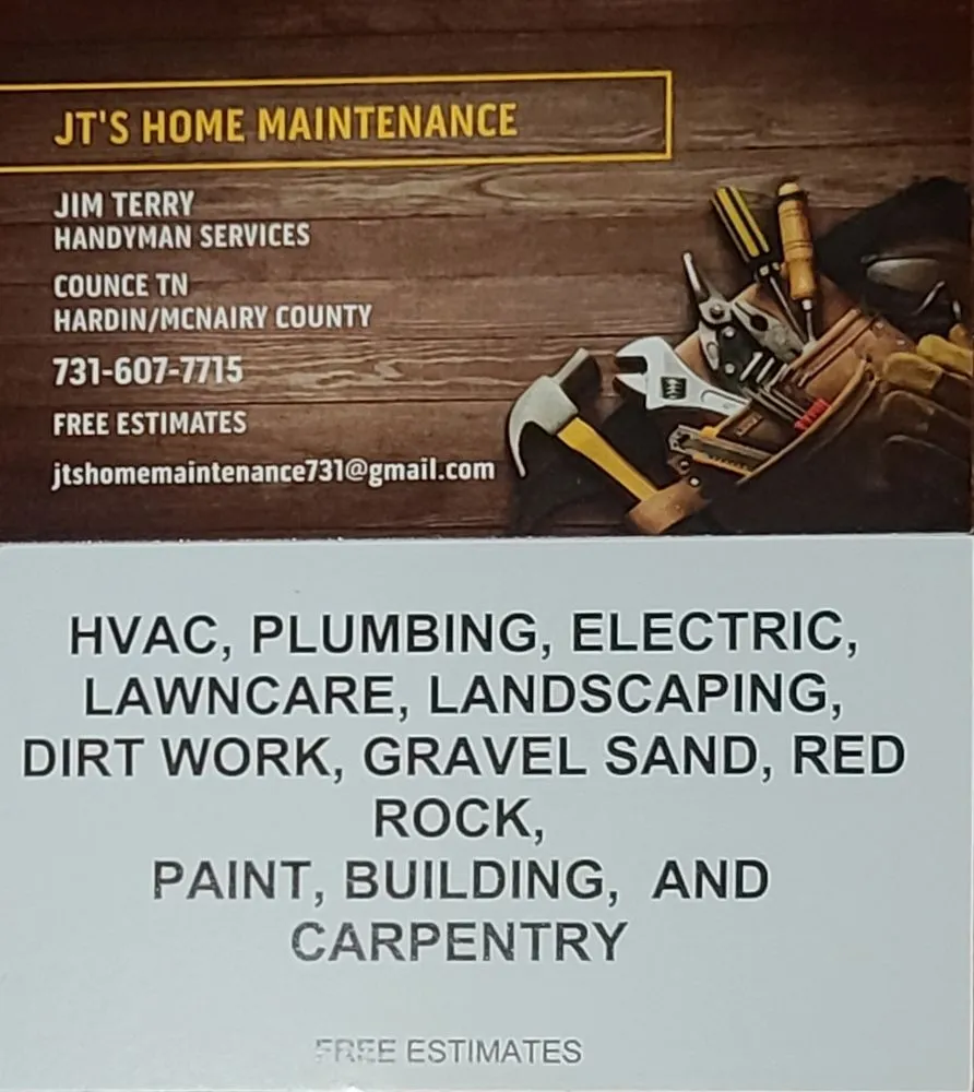 Reliable outdoor landscaping experts serving counce, TN - JT's Home Maintainance