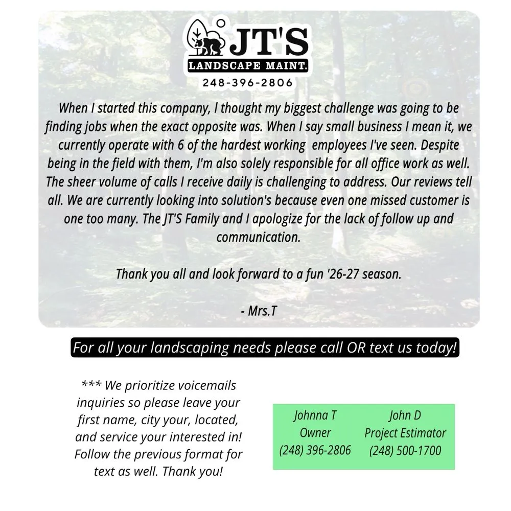 Local residential landscaping in Waterford Township, MI by JT's Landscape Maintenance