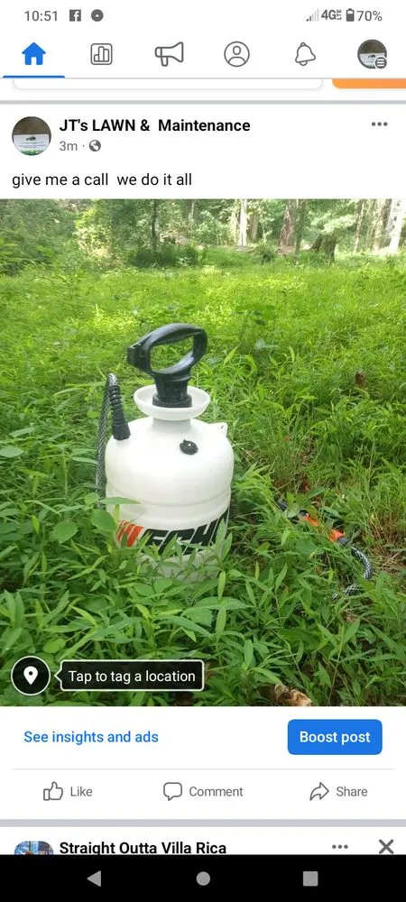 Affordable lawn mowing service in Villa Rica, GA by JT's Lawn & Maintenance