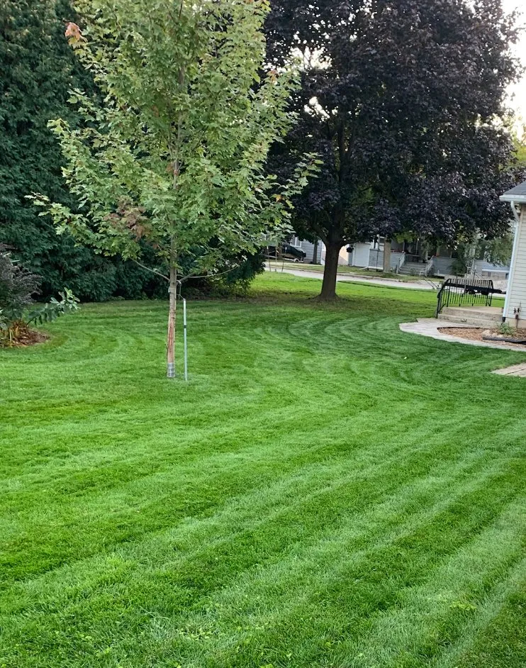 Trusted landscape design for residential properties in Port Washington, WI by JT's Lawn Care and Maintenance