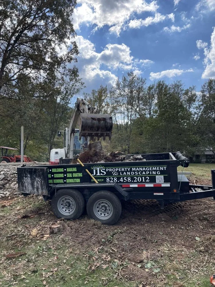 Expert landscaping services with custom design in Flat Rock, NC by JTS Property Management and Landscaping