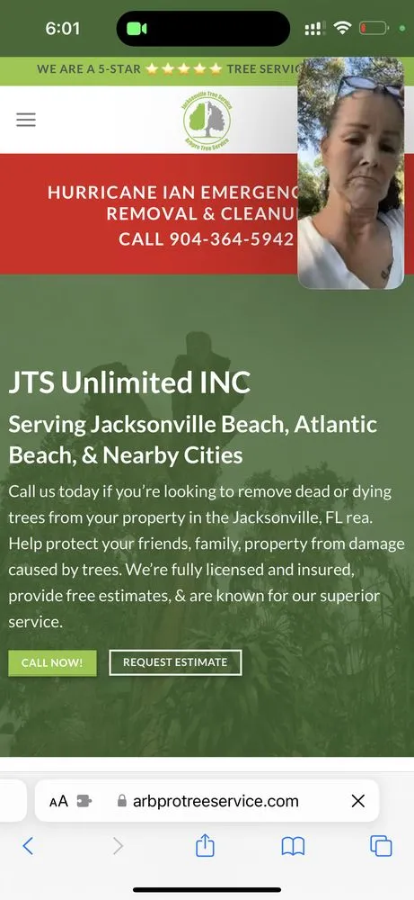 Local yard cleanup service in Jacksonville, FL by JTS unlimited