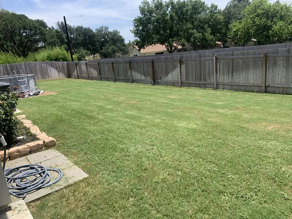 Trusted lawn mowing service with custom design in San Marcos, TX by Juan & Done