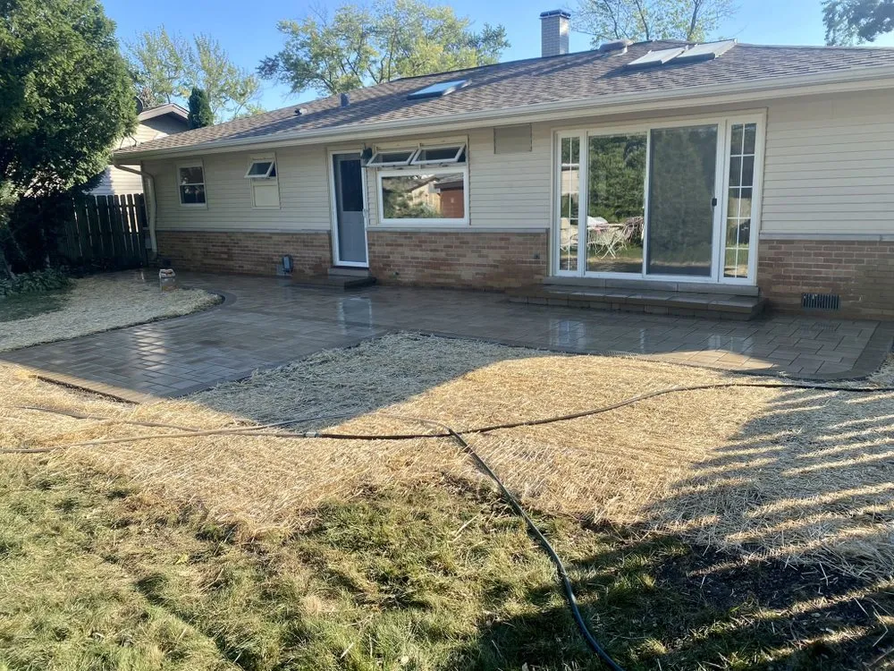 Affordable lawn mowing service for outdoor upgrades in Elgin, IL by Juan C Hardscapes