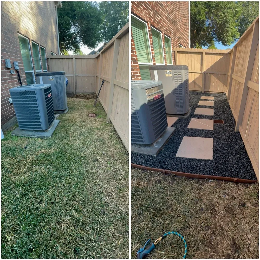Professional yard cleanup service in Houston, TX by Juan C Lopez Landscaping