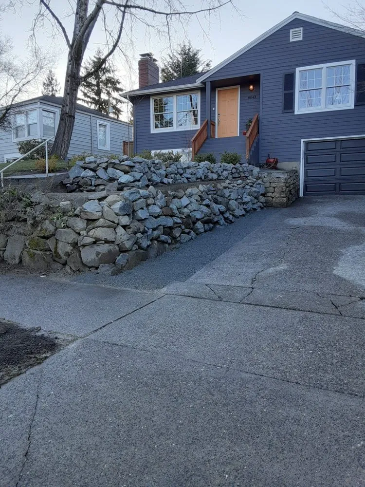 Custom landscape installation in Belfair, WA by Juan G Landscaping & Tree Service