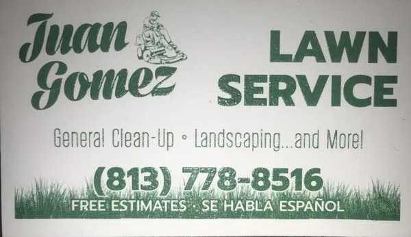 Juan Gomez - Lawn Service Logo