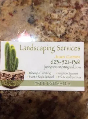 Juan Gomez Landscaping Logo