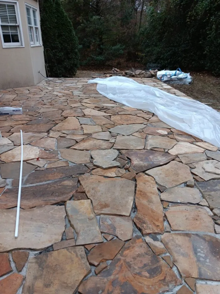 Local landscape installation in Cumming, GA by Juan Landscaping