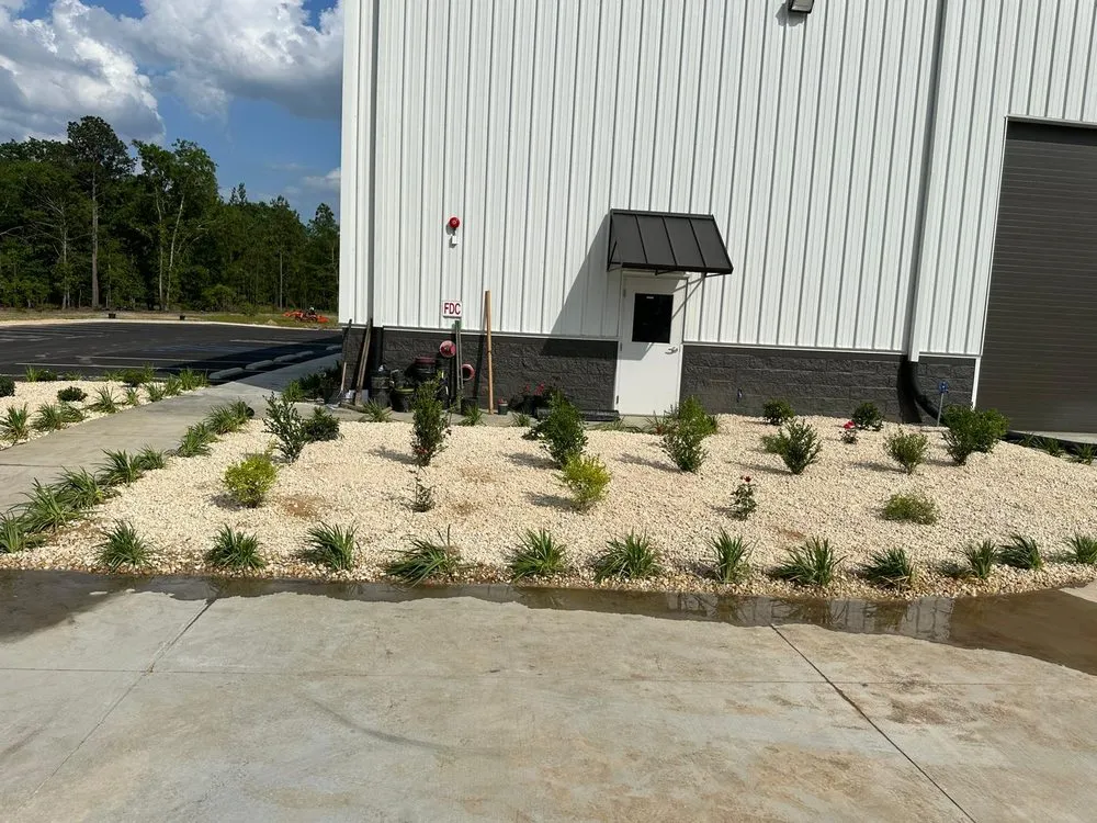 Professional landscape installation in Lugoff, SC by Juan Mata Lawn Care Services