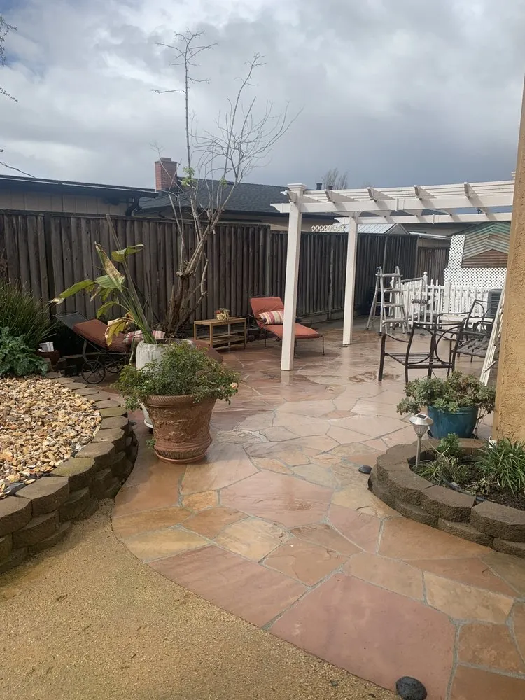 Custom garden landscaping for year-round maintenance in Fremont, CA by Juan Rodriguez Landscaping