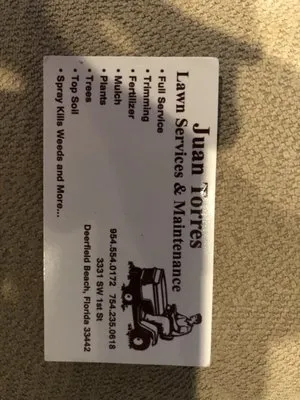 Juan Torres Lawn Services and Maintenance Logo