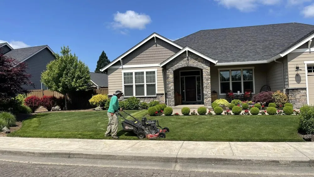 Expert lawn care service for homes in Eugene, OR by Juanito's Landscape Service