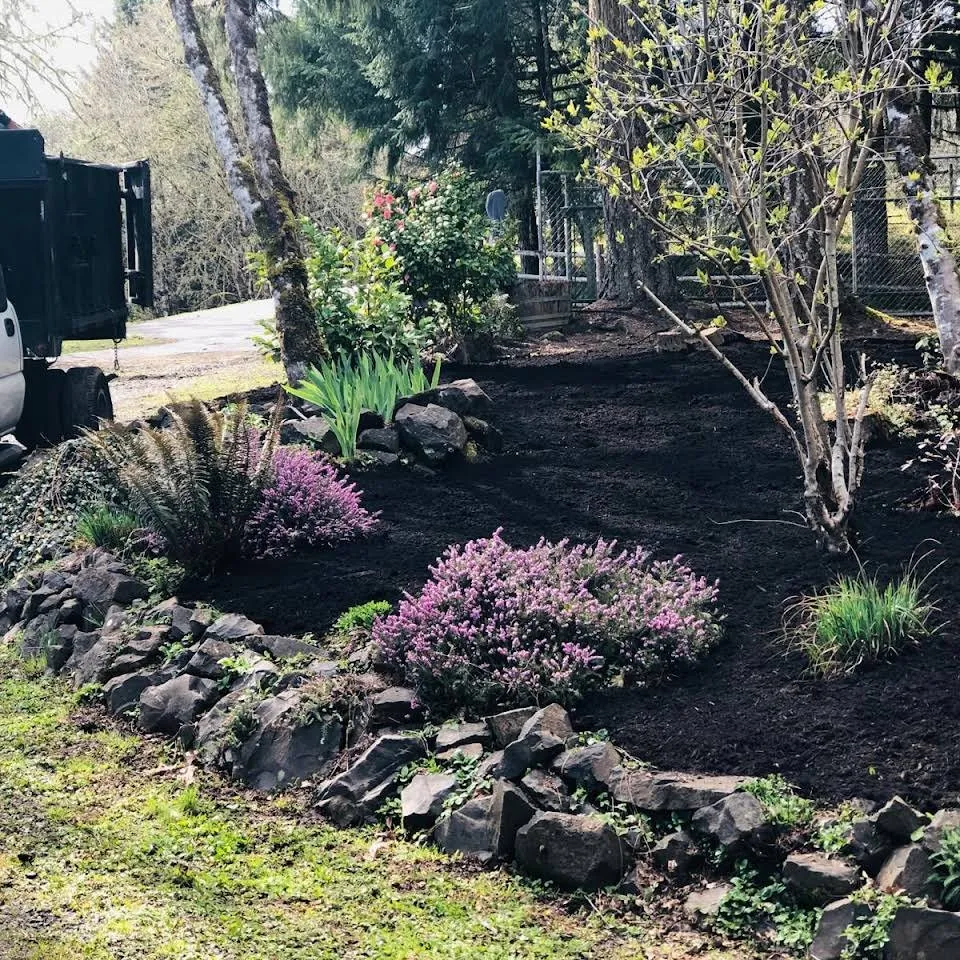 Custom outdoor landscaping for homes in Eugene, OR by Juanito's Landscape Service