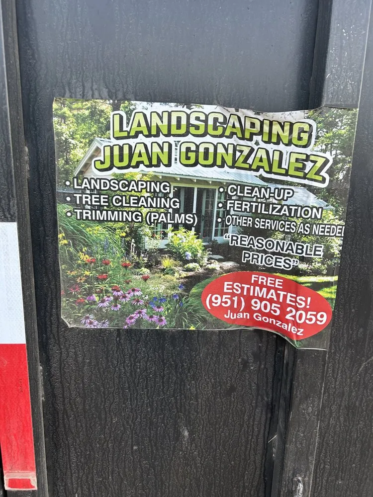 Professional garden landscaping experts serving Perris, CA - Juans Landscaping Services