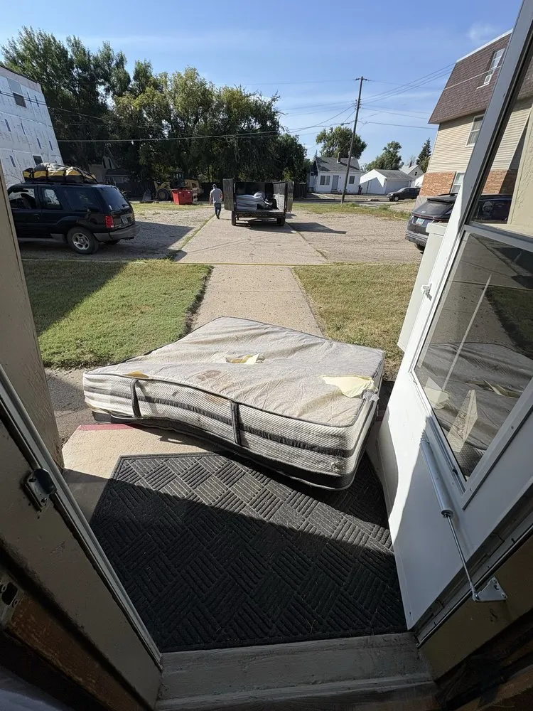 Reliable yard cleanup service for residential properties in Minot, ND by Juarez Enterprises