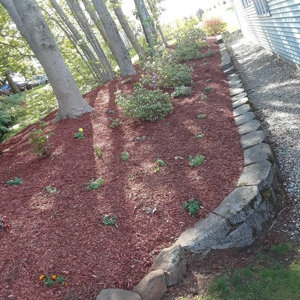 Affordable landscape installation near you in Farmington, CT by Juarez General Lawn Services