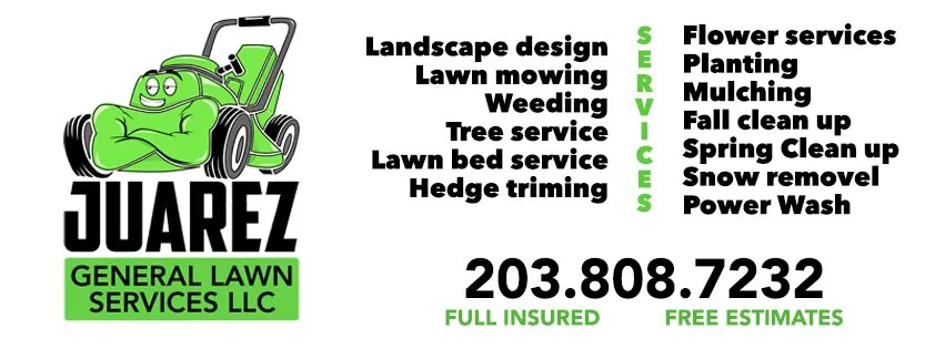 Local lawn mowing service in Farmington, CT by Juarez General Lawn Services