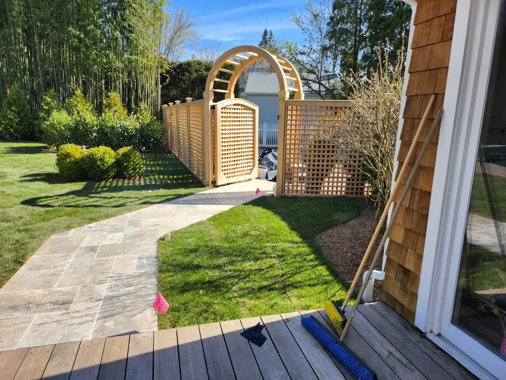 Expert landscaping services with custom design in Center Moriches, NY by Juarez Landscaping