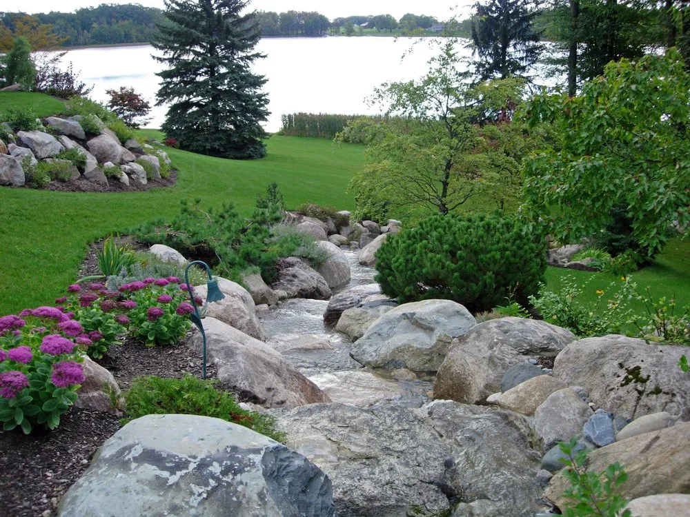 Professional garden landscaping for year-round maintenance across Commerce Township, MI - Juett Associates