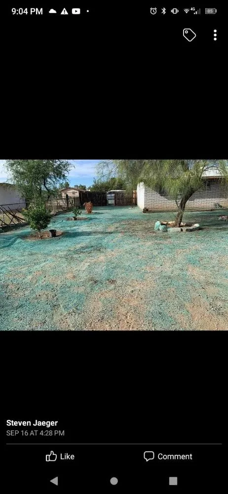 Professional landscape installation in Tucson, AZ by Julian & Juniors Landscaping