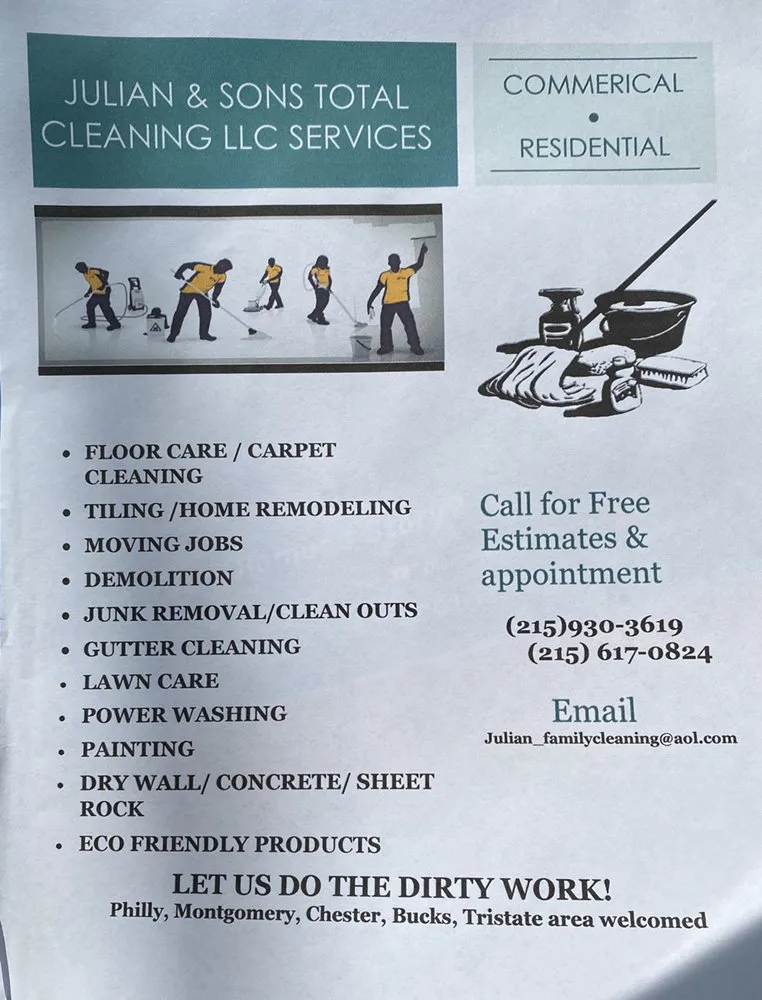 Local garden landscaping in Philadelphia, PA - Julian and Sons Total Cleaning Services