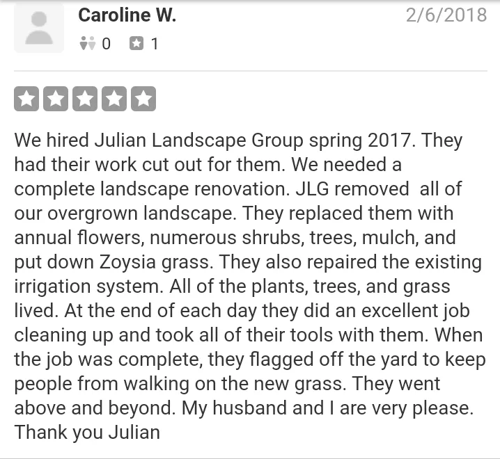 Local landscape installation experts serving Fort Mill, SC - Julian Landscape Group