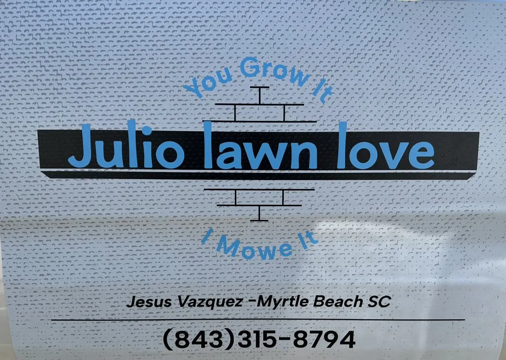 Custom landscape design in Myrtle Beach, SC by Julio Lawn Love