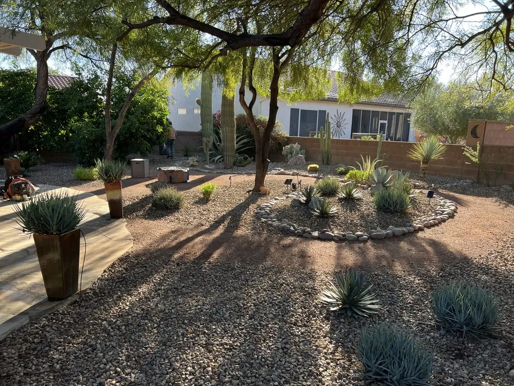 Professional outdoor landscaping in Casas Adobes, AZ - Julio Lopez landscaping