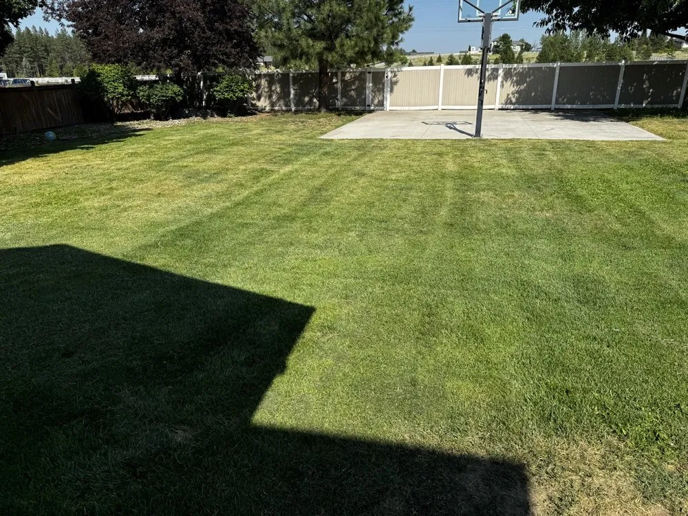 Custom garden landscaping in Mead, WA by Jumbo's Backyard