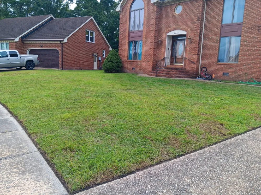 Affordable outdoor landscaping for year-round maintenance in Portsmouth, VA by Junie's Lawncare