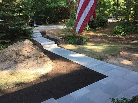 Custom garden landscaping in Bedford, MA - Junior Landscaping