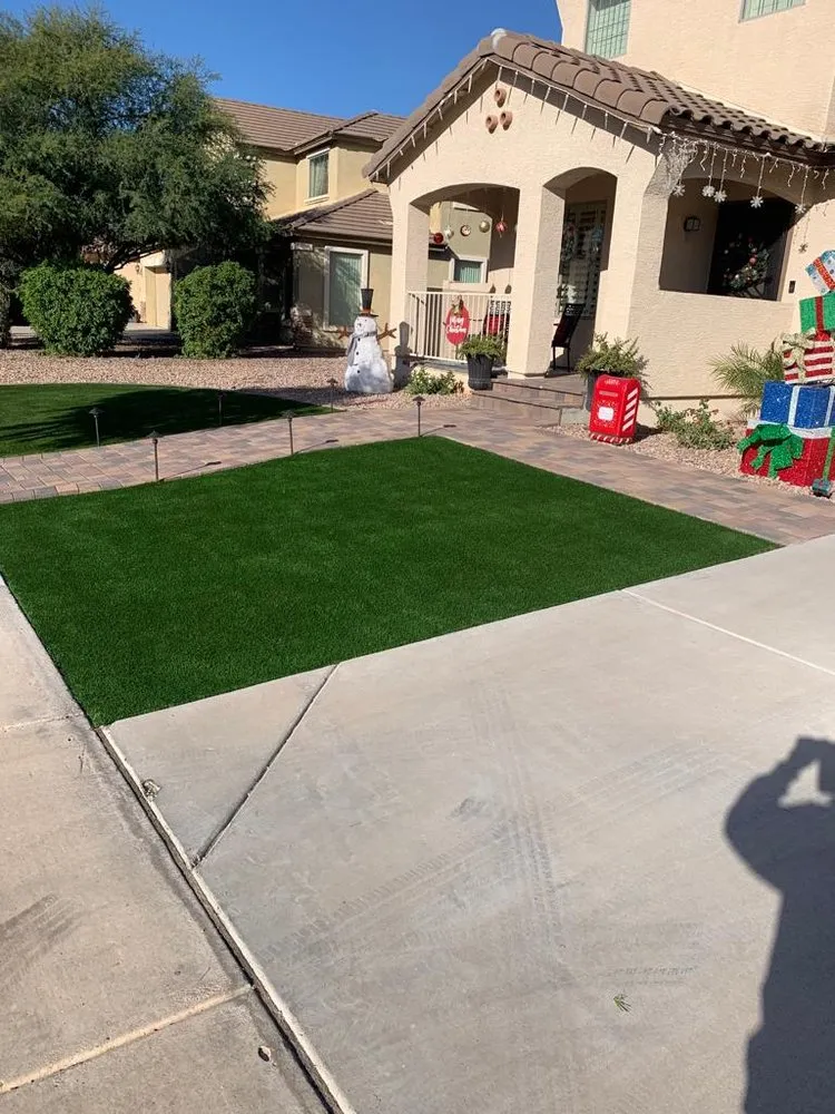 Affordable garden landscaping in Queen Creek, AZ by Juniors Landscaping