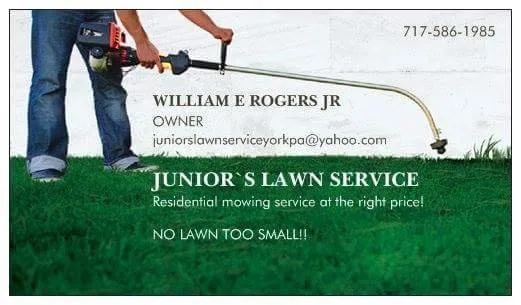 Junior's Lawn Service Logo